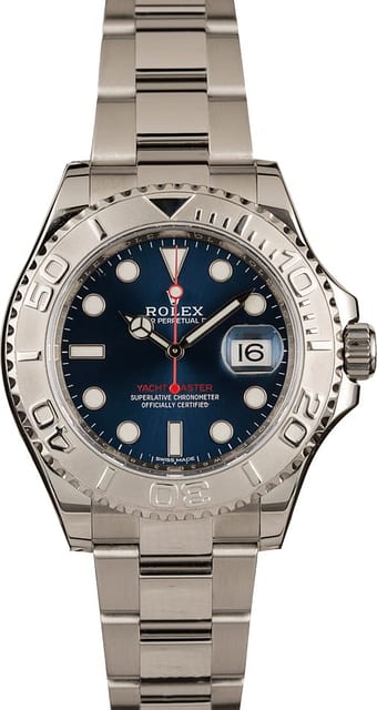 Used Rolex Yacht-Master 116622 Platinum Bezel