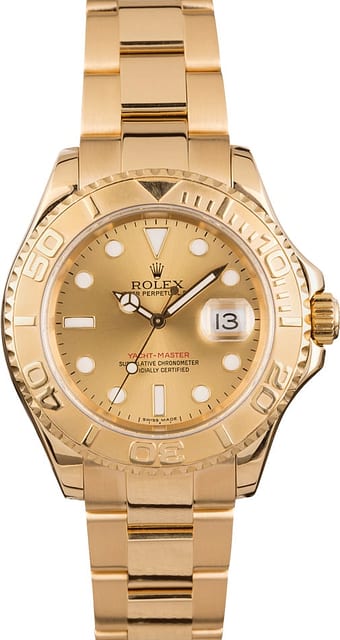 Pre Owned Rolex Yacht-Master 16628 18K Yellow Gold