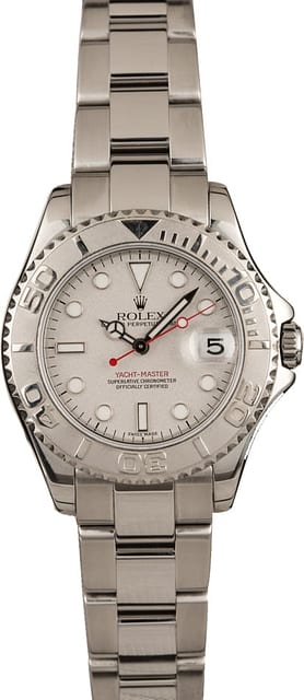 PreOwned Rolex Yacht-Master 168622 Steel 35MM Watch