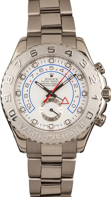 Rolex White Gold Yacht-Master II Ref 116689
