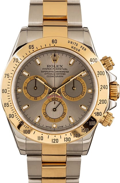 Rolex Daytona Two-Tone 116523 Grey Dial