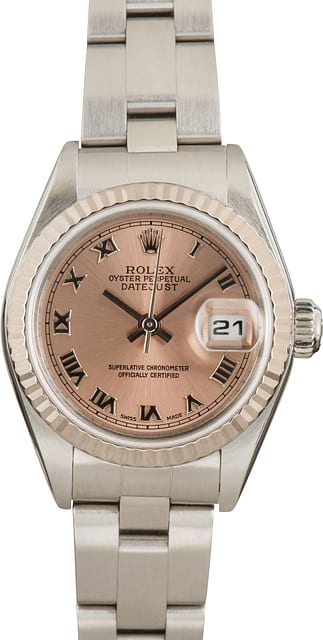 Rolex Datejust 79174 Pink Roman Dial