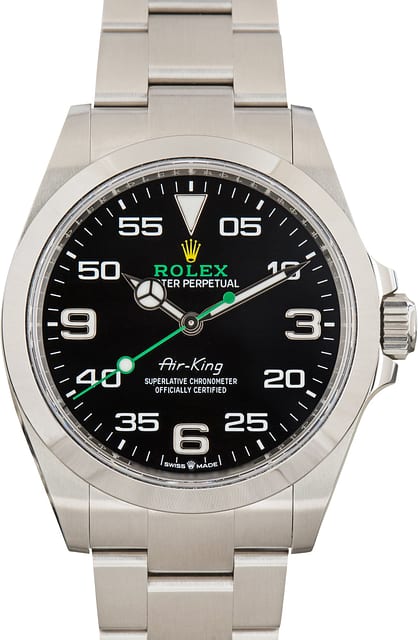 Pre-Owned Rolex Air-King Black Dial