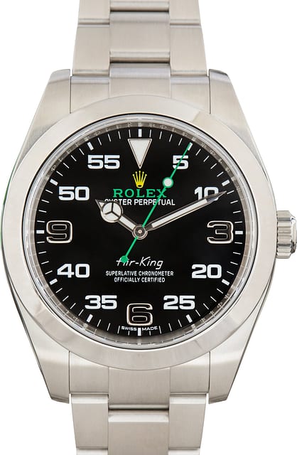 Pre-Owned Rolex Air-King Ref 116900 Stainless Steel