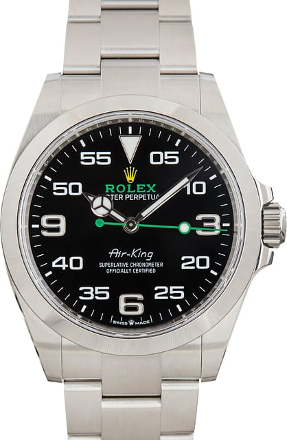 Pre-Owned Rolex Air-King Ref 126900 Stainless Steel