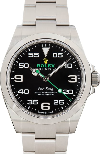 Used Rolex Air-King Black Dial 126900 Steel Oyster