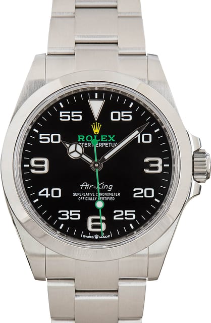 Rolex Air-King 126900 Black Arabic Dial