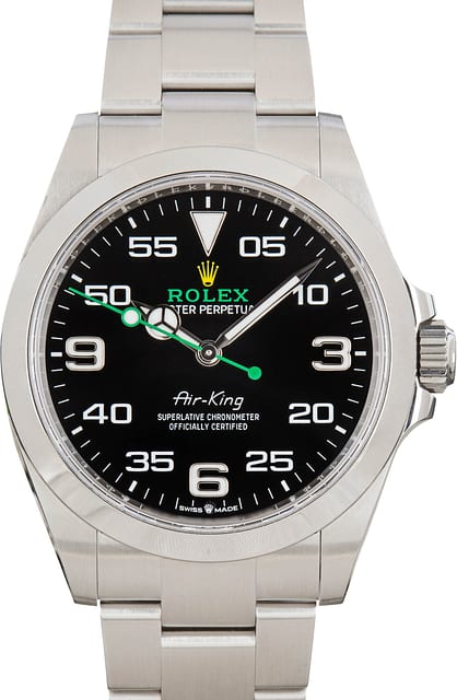 Pre-Owned Rolex Air-King 126900 Stainless Steel