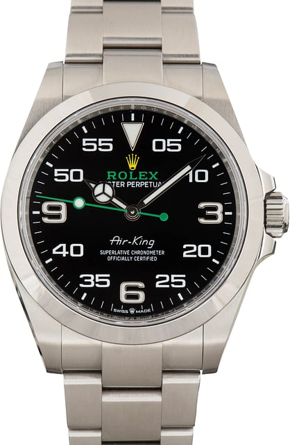 Men's Used Rolex Air-King Ref 126900 Black