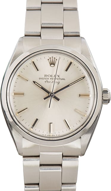 Pre-Owned Rolex Air-King 5500 Stainless Steel