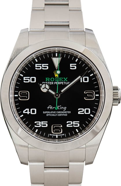 Rolex Air-King Ref 116900 Black Arabic Dial