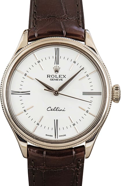 Rolex Cellini 50509 White Dial