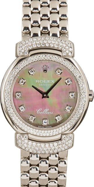 Ladies Rolex Cellini 6673 White Gold