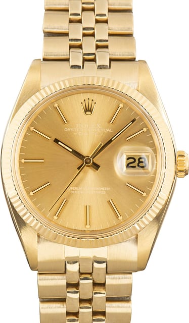 Used Rolex Date Ref 1503 Yellow Gold
