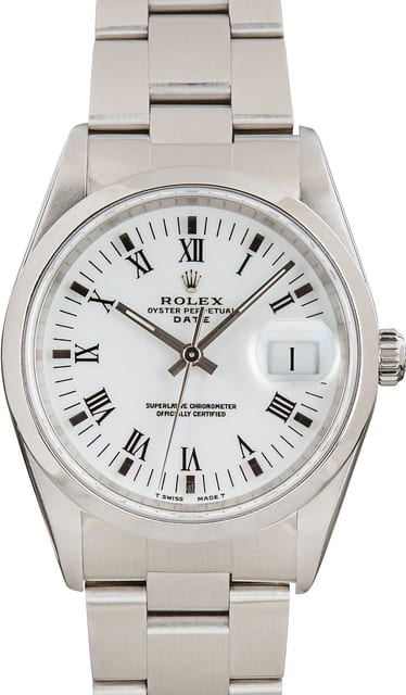Rolex Date 15200 Roman Dial