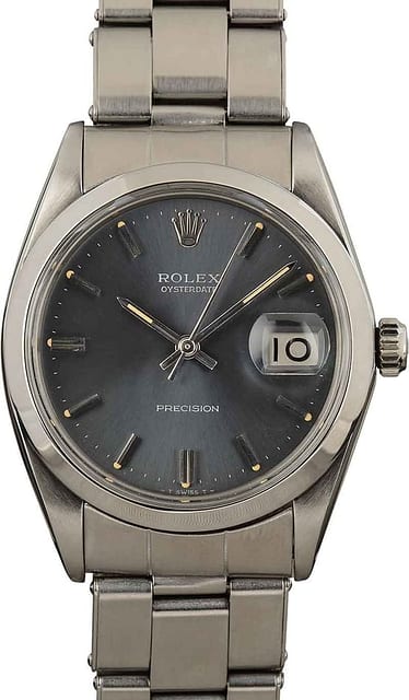 Vintage Rolex Oysterdate 6694 Stainless Steel
