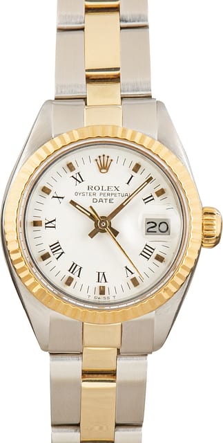 Rolex Date Ref 6916 White Dial