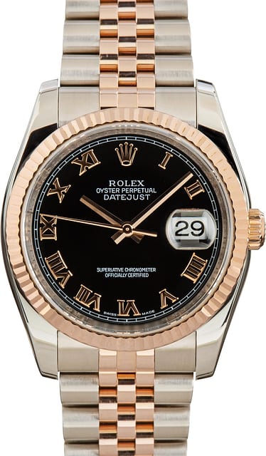 Pre-Owned Rolex Datejust 116231 Roman Dial