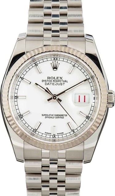 Rolex Datejust 116234 White
