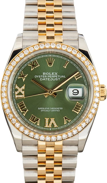 Pre-Owned Rolex Datejust 126283 Steel & 18k Yellow Gold