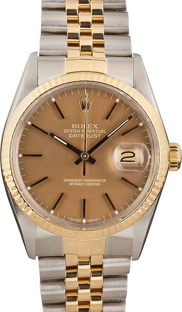 Rolex Datejust 16013 Bronze Two Tone