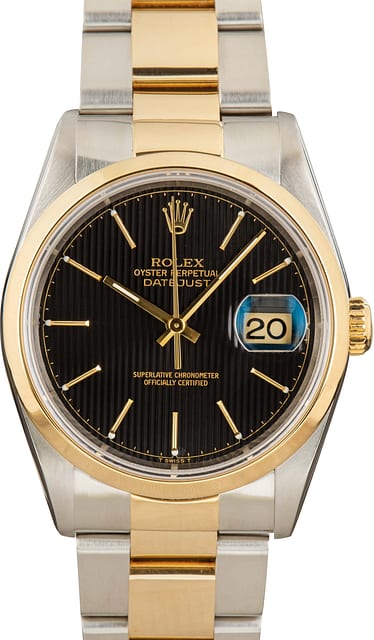 Rolex Datejust 16203 Black Dial
