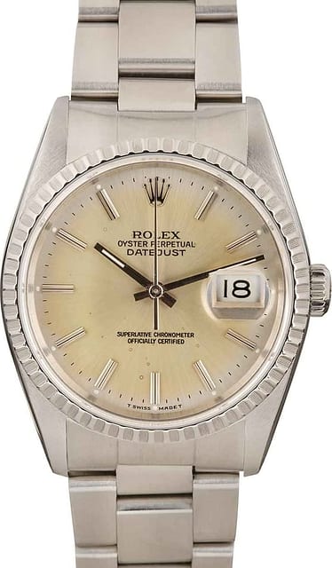 Rolex Oyster Perpetual Datejust 16220 Steel