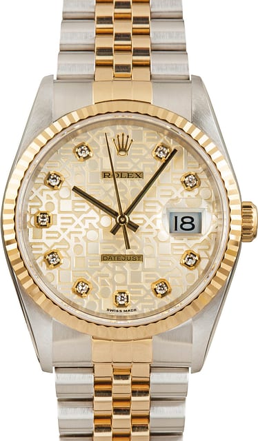 Rolex Datejust 16233 Jubilee Dial