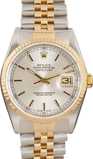 Used Rolex Datejust 16233 Two Tone