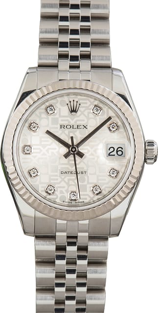 Rolex Datejust 178274 Jubilee Diamond Dial