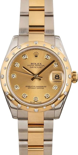 Rolex Datejust 178343 Diamond Bezel