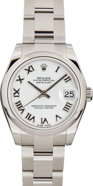 Rolex Datejust 178240 White Roman Dial