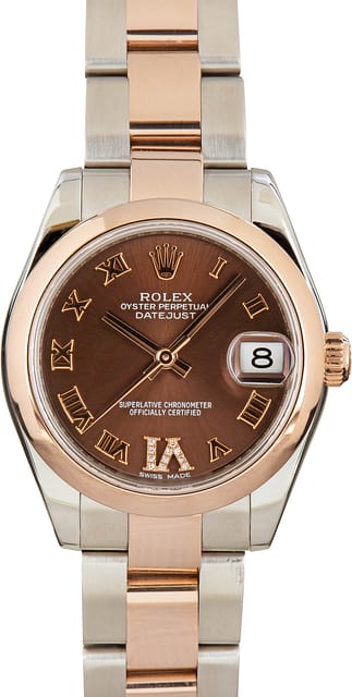 Rolex Datejust 178241 Steel & 18k Everose Gold