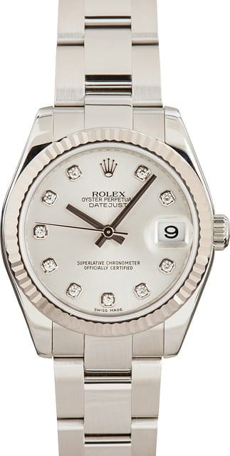 Ladies Rolex Datejust 178274 Diamond Dial