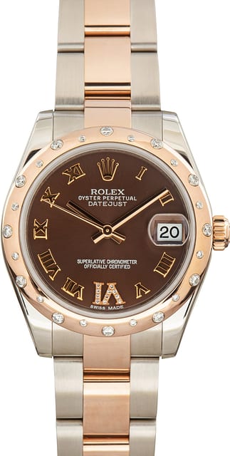 Pre-Owned Rolex Datejust 31 Ref 178341 Diamond Dial & Bezel