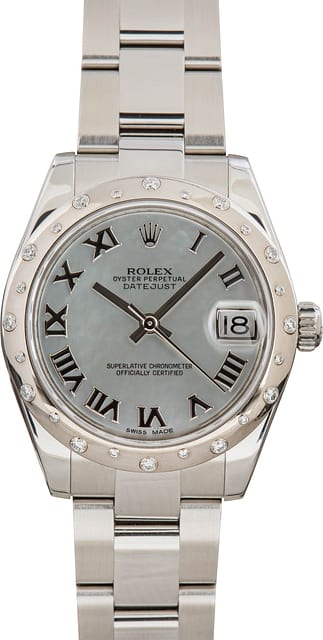 Rolex Datejust 31 ref 178344 Mother of Pearl Dial
