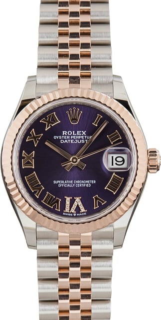 Rolex Datejust 31 Ref 278271 Purple Dial