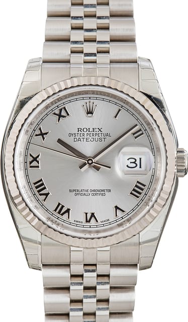 Rolex Datejust 36 Ref 116234 Silver Dial