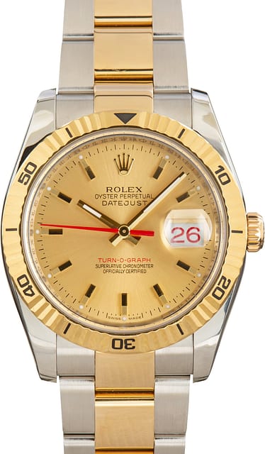 Pre-Owned Rolex Datejust Ref 116263 Champagne Dial