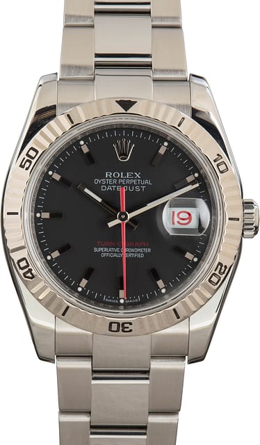 Rolex Datejust 116264 Thunderbird Black Dial
