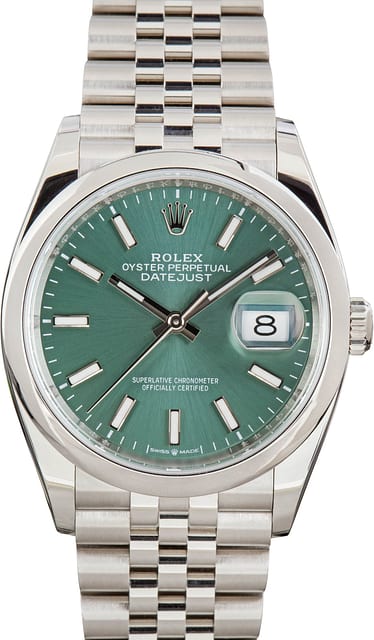 Rolex Datejust 126200 Green Dial
