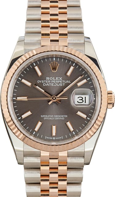 Used Rolex Datejust Ref 126231 Slate Dial