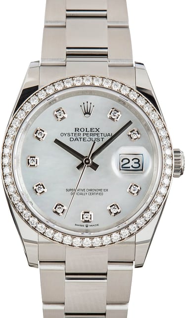 Rolex Datejust 126284 Mother of Pearl Diamond Dial