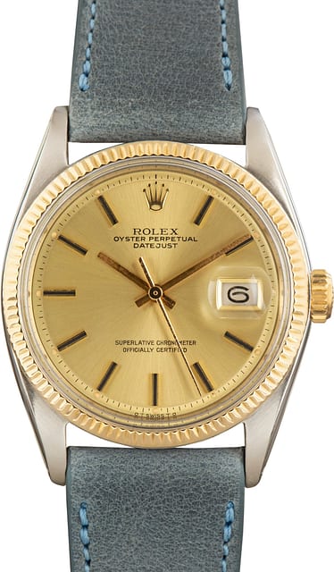 Pre-Owned Rolex Datejust 36 Ref 1601 Sigma Champagne Dial