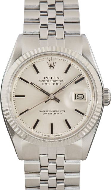 Used Rolex Datejust Ref 1601 Stainless Steel