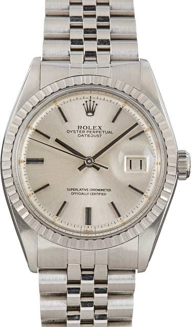 Rolex Datejust 36 Steel 1603 Silver Dial