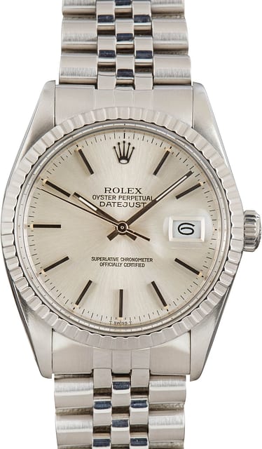 Rolex Datejust 36 ref 16030 Silver Dial