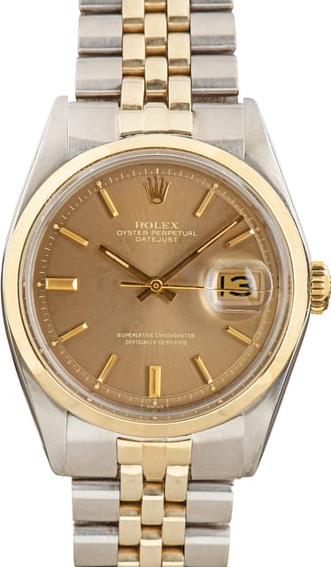 Rolex Datejust 36 Ref 1600 Steel & Gold