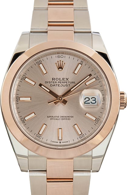 Used Rolex Datejust 41 Ref 126301 Sundust Dial