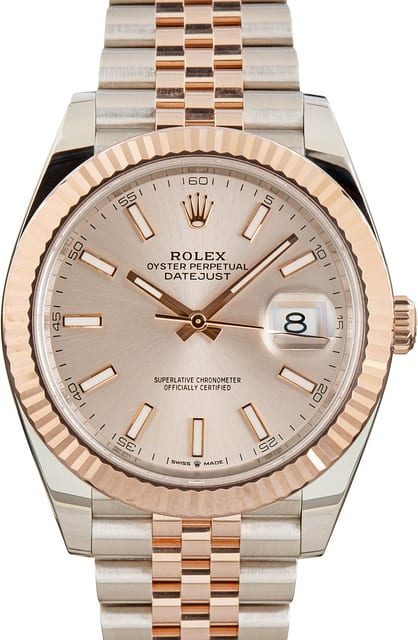 Rolex Datejust 41 Ref 126331 Sundust Chromalight Dial